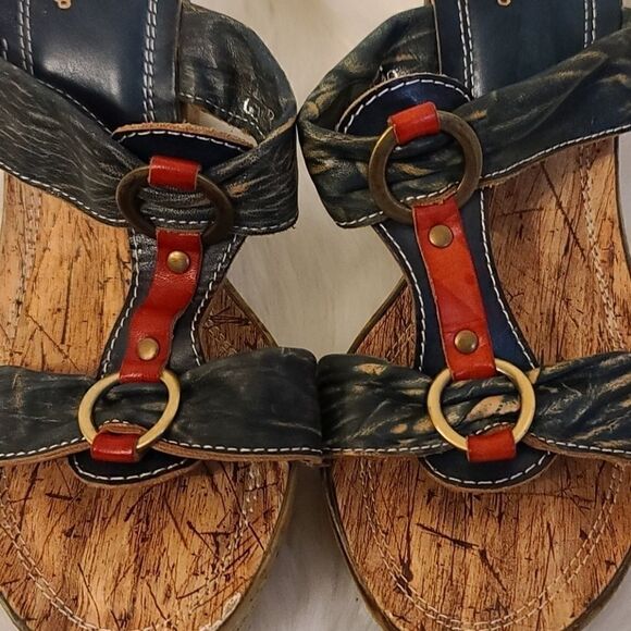 Spring step Genevieve distressed wedges - Picture 11 of 11